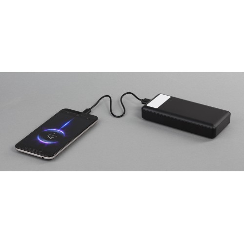 Зарядное устройство Lumos Max 20000 mAh с фонариком, черный