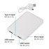 Зарядное устройство Compact, 5000 mAh, белый, белый