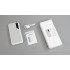 Зарядное устройство Connect 10000 mAh со встроенными Type-C/Lightning кабелями, белый с серым