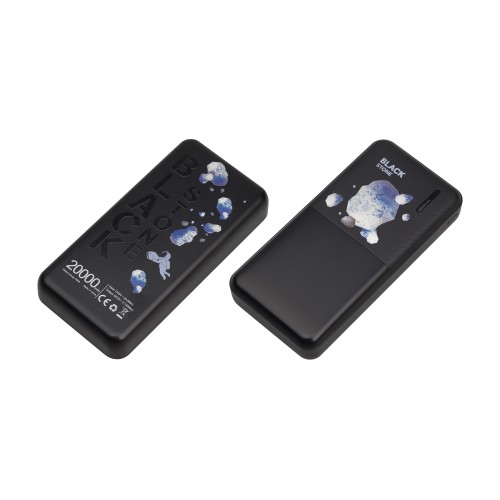 Зарядное устройство Blackstone 20000 mAh с кабелем 3 в 1, черный