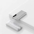 Зарядное устройство Connect 10000 mAh со встроенными Type-C/Lightning кабелями, белый с серым
