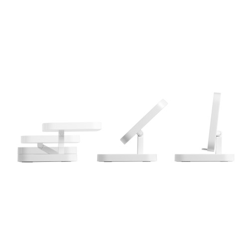 Складная настольная подставка Flex с беспроводным (15W) зарядным устройством, белый
