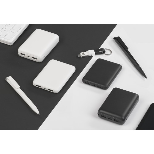 Зарядное устройство Compact, 5000 mAh, белый, белый