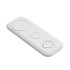 Настольная беспроводная (15W) зарядная станция Snow Board для смартфона, часов и наушников, белый