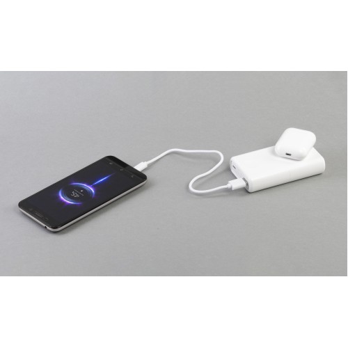 Беспроводное зарядное (22.5/15W) устройство ALL-in-1 10000 mAh, белый