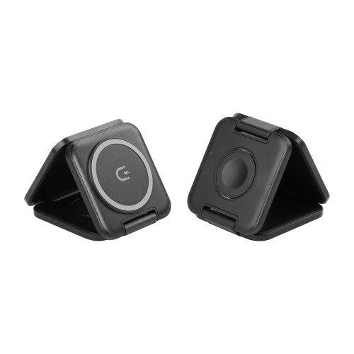 Складная беспроводная (15W) зарядная станция Flip с MagSafe, черный
