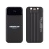 Зарядное (22.5W) устройство Grade SOFTTOUCH 10000 mAh с подсветкой логотипа, встроенными кабелями и цифровым индикатором заряда, черный