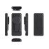 Беспроводная зарядная (20W/15W) станция-пауэрбэнк Slider 10000 mAh для смартфонов, наушников, часов, с подвижным зарядным блоком, черный