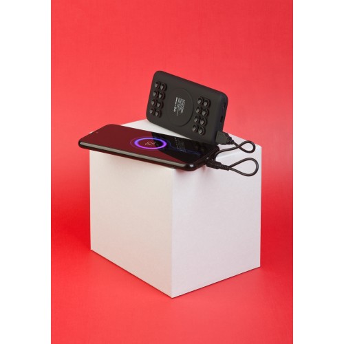 Беспроводное зарядное устройство Ten SOFTTOUCH, 10000 mAh, черный