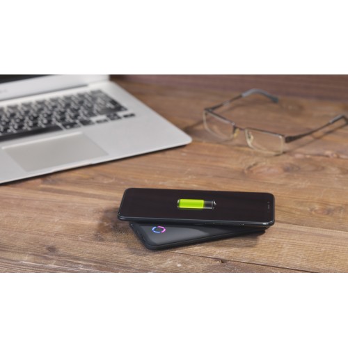 Беспроводное зарядное устройство Fast SOFTTOUCH, 6000 mAh, черный