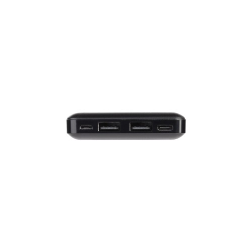 Зарядное устройство Lumos 10000 mAh с фонариком, черный, черный