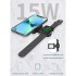 Складная беспроводная (15W) зарядная станция I-Fold для смартфона, часов/наушников, черный