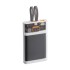 Зарядное (22.5W) устройство Link 10000 mAh с прозрачным корпусом, цифровым индикатором заряда и встроенными Type-C/Lightning кабелями, белый/черный