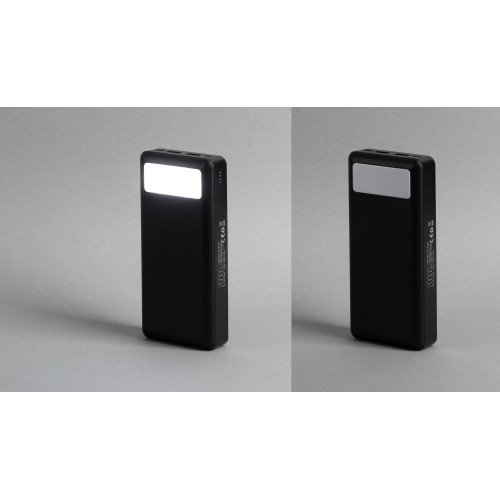 Зарядное устройство Lumos Max 20000 mAh с фонариком, черный