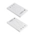 Лампа складная с беспроводным (15W) зарядным устройством Sky Light, белый с серым