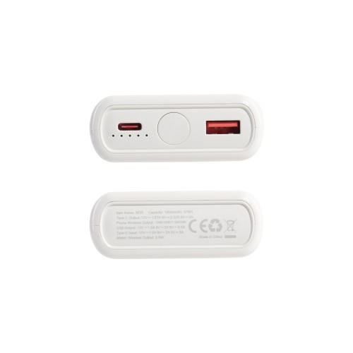 Беспроводное зарядное (22.5/15W) устройство ALL-in-1 10000 mAh, белый