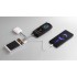 Зарядное (22.5W) устройство Link 10000 mAh с прозрачным корпусом, цифровым индикатором заряда и встроенными Type-C/Lightning кабелями, белый/черный
