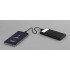 Зарядное устройство Lumos 10000 mAh с фонариком, черный, черный