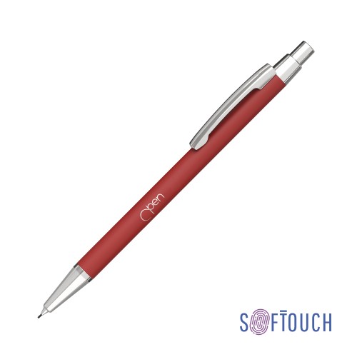 Карандаш механический Ray, покрытие soft touch, красный