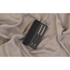 Набор Ray (ручка+карандаш), покрытие soft touch, черный с золотом