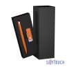 Набор ручка + флеш-карта 16 Гб в футляре, покрытие soft touch, оранжевый Набор ручка + флеш-карта 16 Гб в футляре, покрытие soft touch, оранжевый