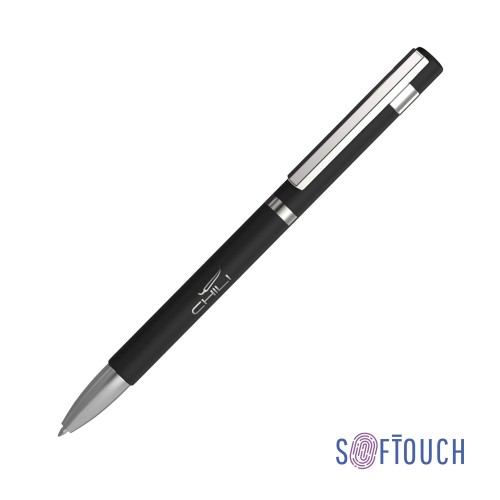 Ручка шариковая Mars, покрытие soft touch, черный