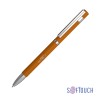 Ручка шариковая Mars, покрытие soft touch, оранжевый