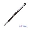 Ручка шариковая Star, покрытие soft touch, черный
