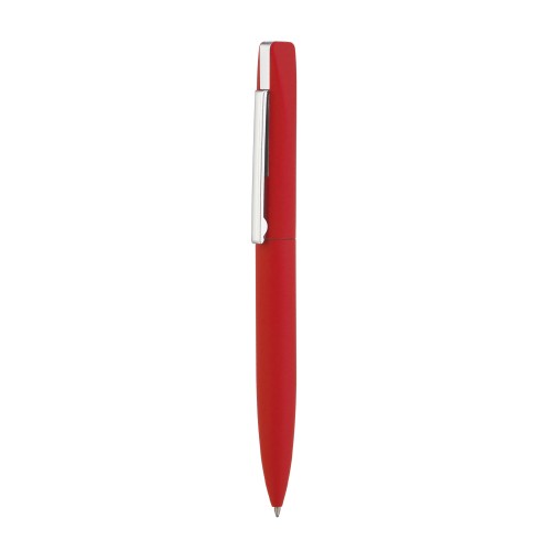 Ручка шариковая Mercury, покрытие soft touch, красный