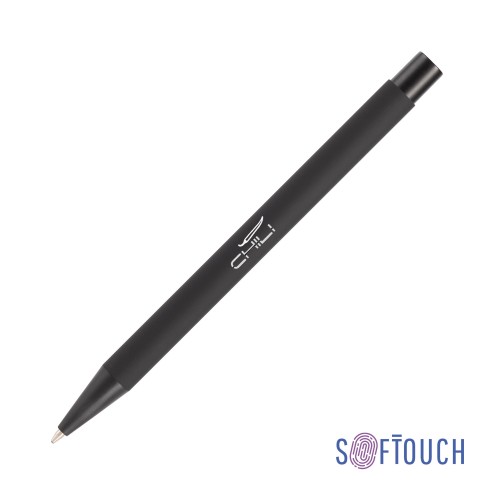 Ручка шариковая Aurora, покрытие soft touch, черный