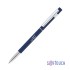 Ручка шариковая Star, покрытие soft touch, темно-синий