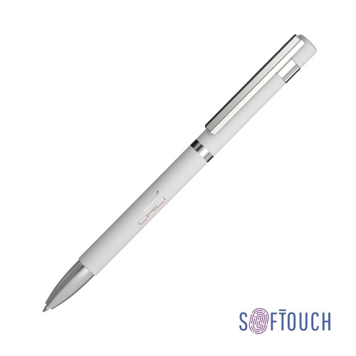 Ручка шариковая Mars, покрытие soft touch, белый