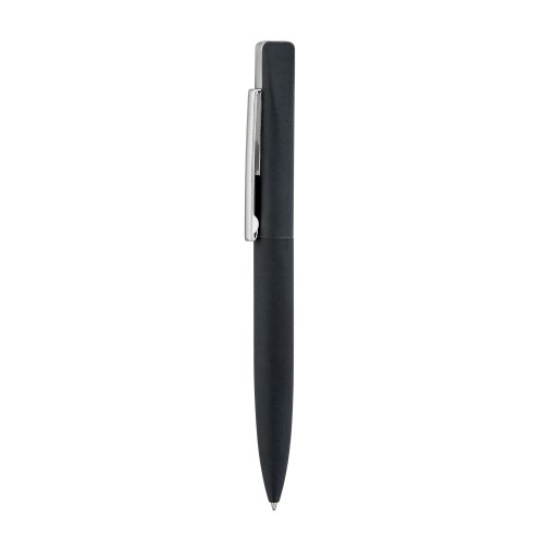 Ручка шариковая Mercury, покрытие soft touch, черный