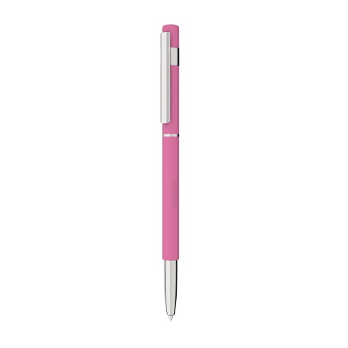 Ручка шариковая Star, покрытие soft touch, розовый