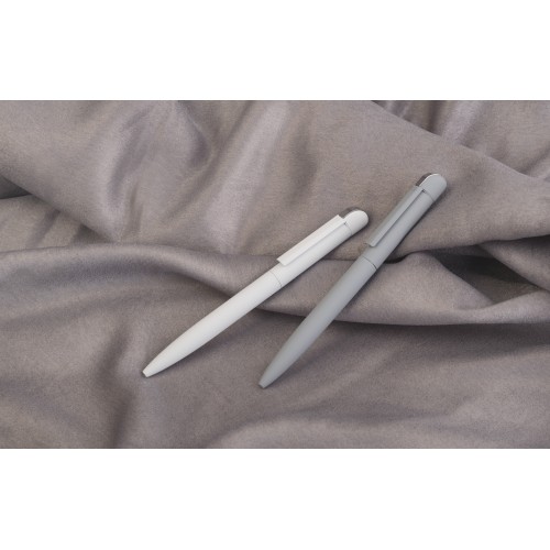 Ручка шариковая Jupiter, покрытие soft touch, белый