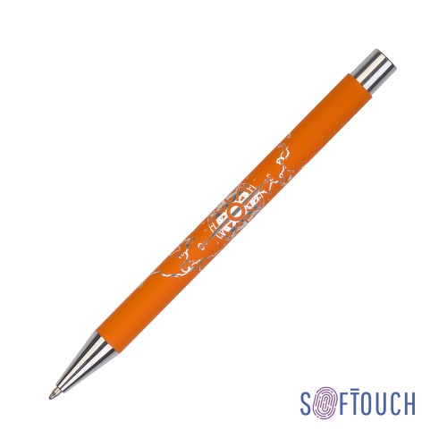 Ручка шариковая Aurora, покрытие soft touch, оранжевый