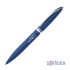 Ручка шариковая Rocket, покрытие soft touch, темно-синий