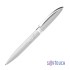 Ручка шариковая Rocket, покрытие soft touch, белый