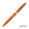 Ручка шариковая Rocket, покрытие soft touch, оранжевый