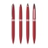 Ручка шариковая Rocket, покрытие soft touch, красный
