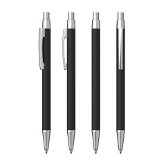 Ручка шариковая Ray, покрытие soft touch, черный