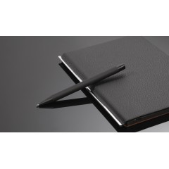 Ручка шариковая Aurora, покрытие soft touch, черный