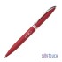 Ручка шариковая Rocket, покрытие soft touch, красный