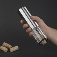 Штопор автоматический Сомелье с батареей, 500 mAh, серебристый