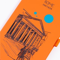 Блокнот Парма_Pantheon Roma, формат А5, оранжевый