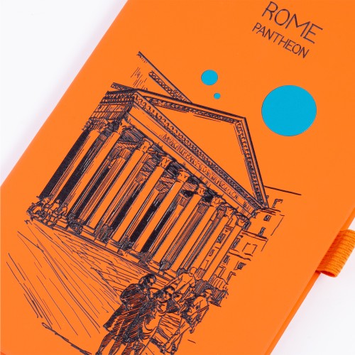 Блокнот Парма_Pantheon Roma, формат А5, оранжевый