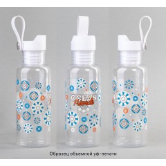 Бутылка для воды Ариэль 600 мл, белый