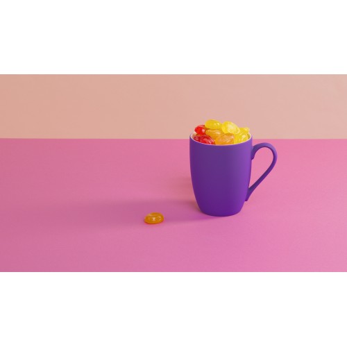 Кружка Trend, покрытие soft touch, фиолетовый