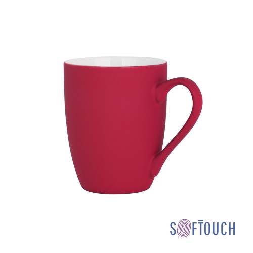 Кружка Trend, покрытие soft touch, красный