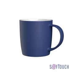 Кружка Best, покрытие soft touch, синий